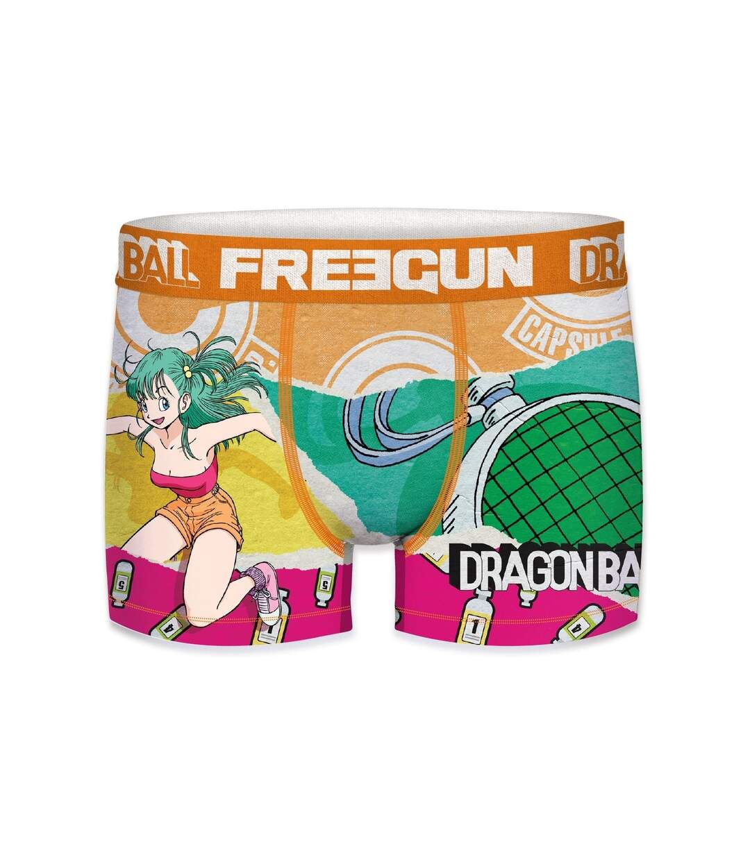 Boxer Homme Dragon Ball, Calecon Homme Stretch & Respirant (Lot de 4)