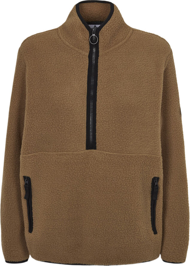 MCKINLEY Hasvik Pile fleece anorak Brun