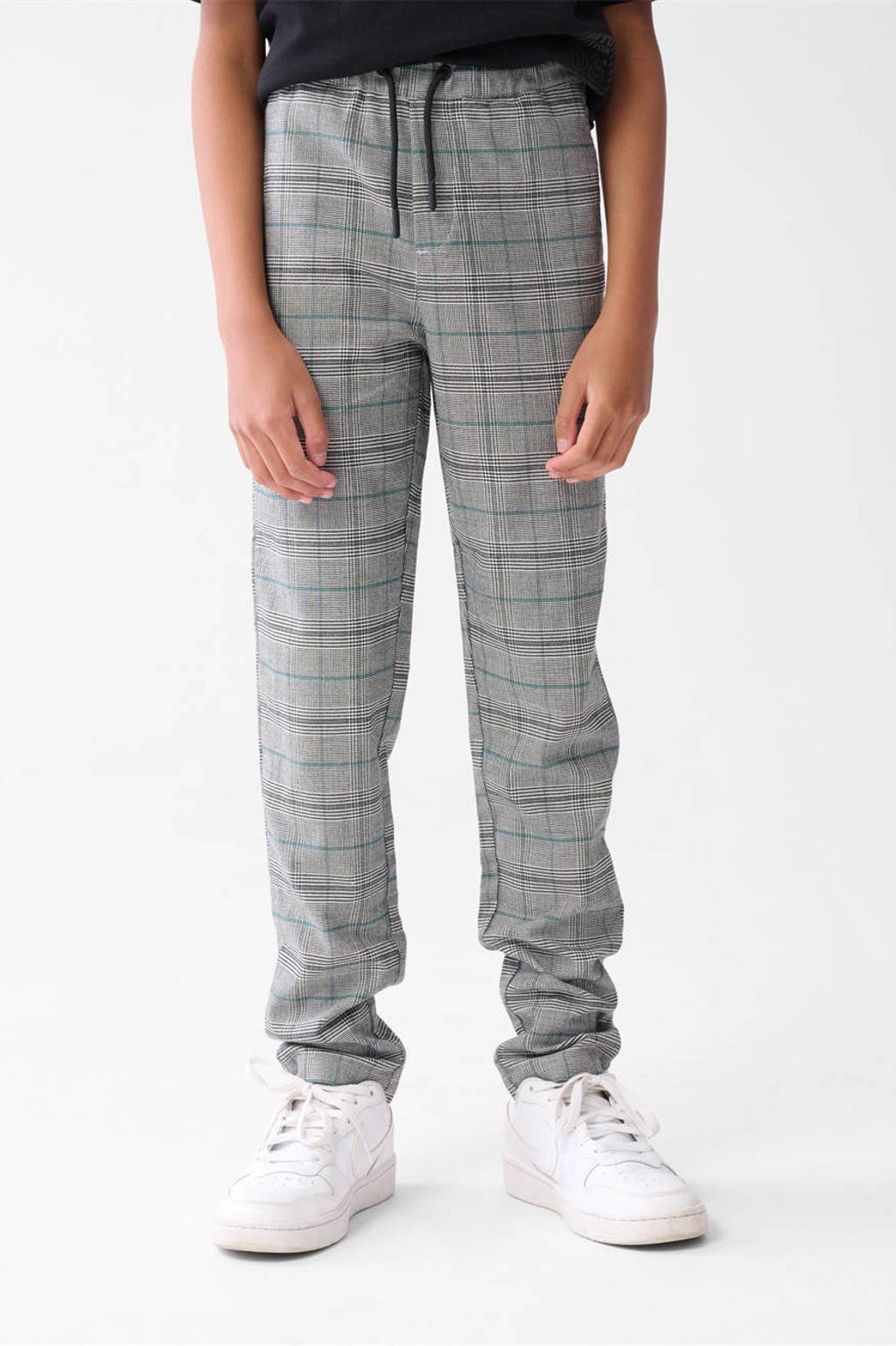 Shoeby regular casual broek grijs