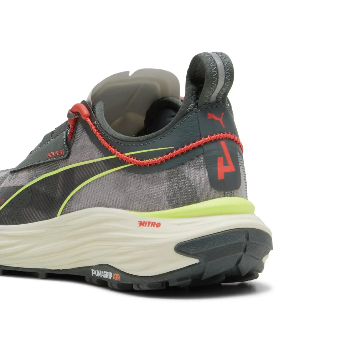 Puma Voyage Nitro 3 Wns Mineral Gray-Active Red-Lime Pow