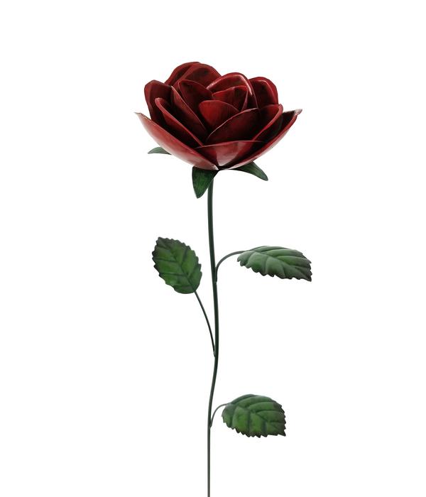 Dehner Metall-Dekostab Rose