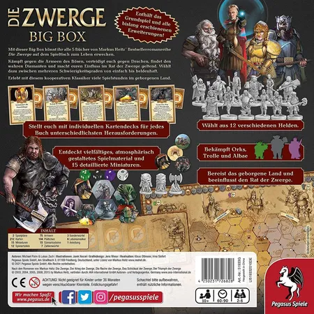 Pegasus Spiele Die Zwerge Big Box