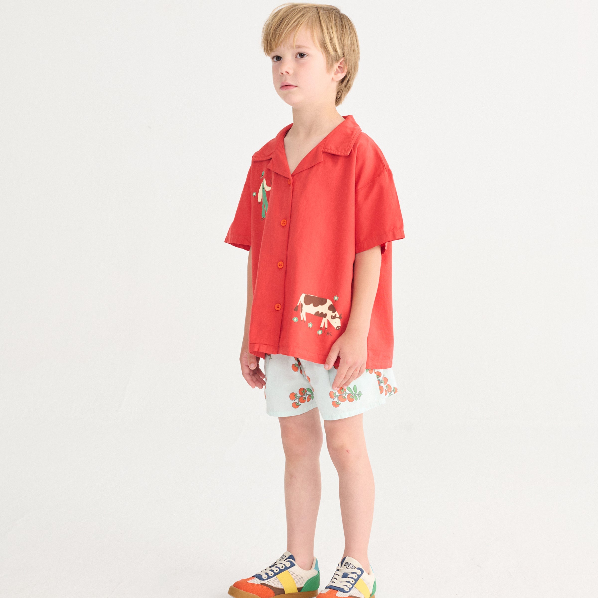 Shorts Juicy Tomatoes Light Blue