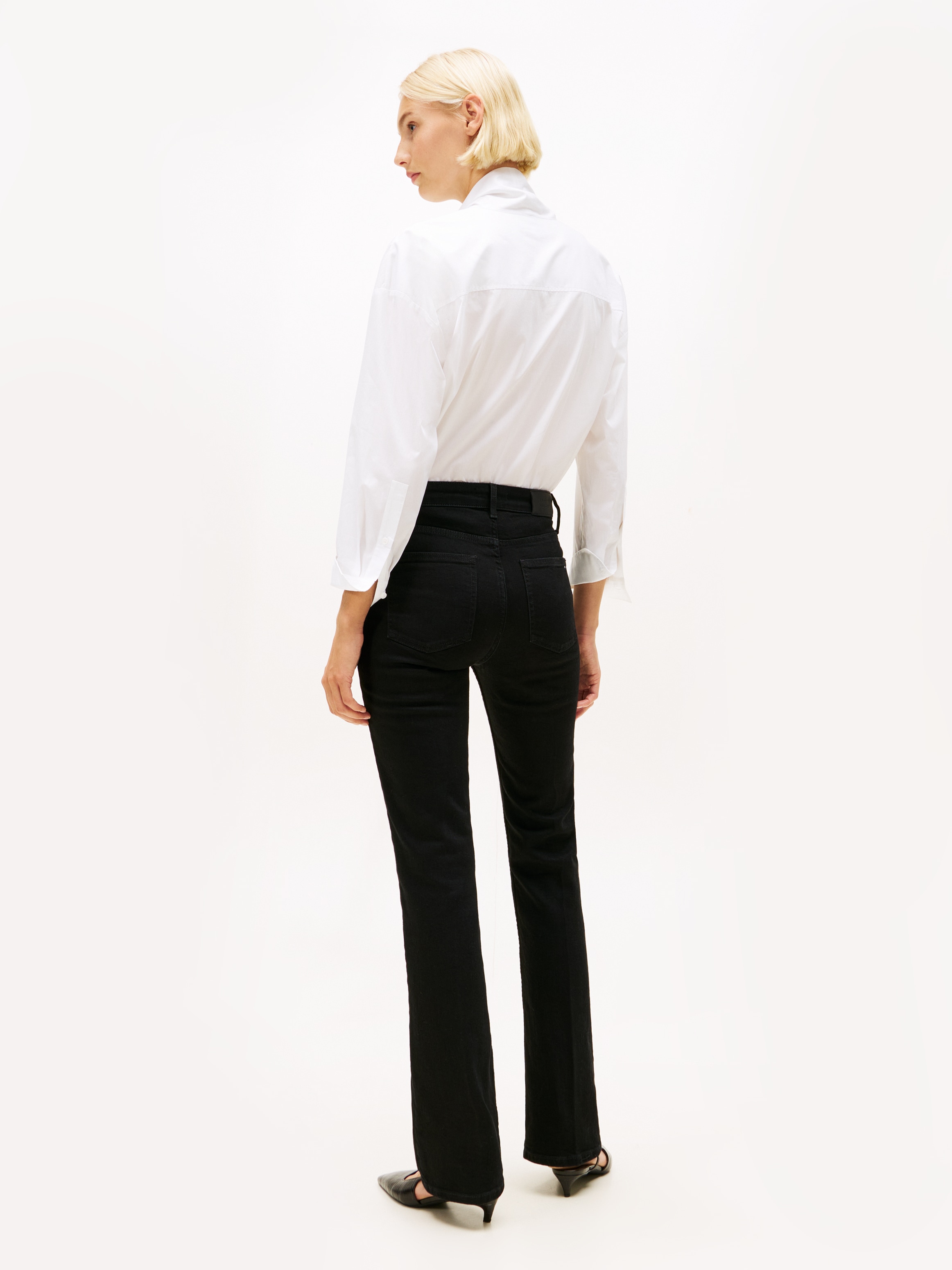 Tommy Hilfiger Bootcut-Jeans »DNM BLACK BOOTCUT HW«