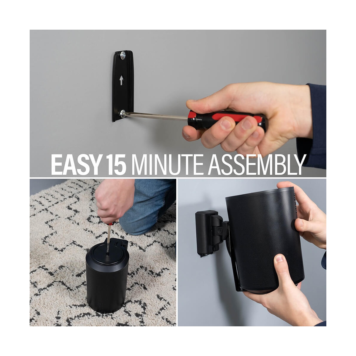 SANUS Veggfeste for Sonos Era 100™ Svart