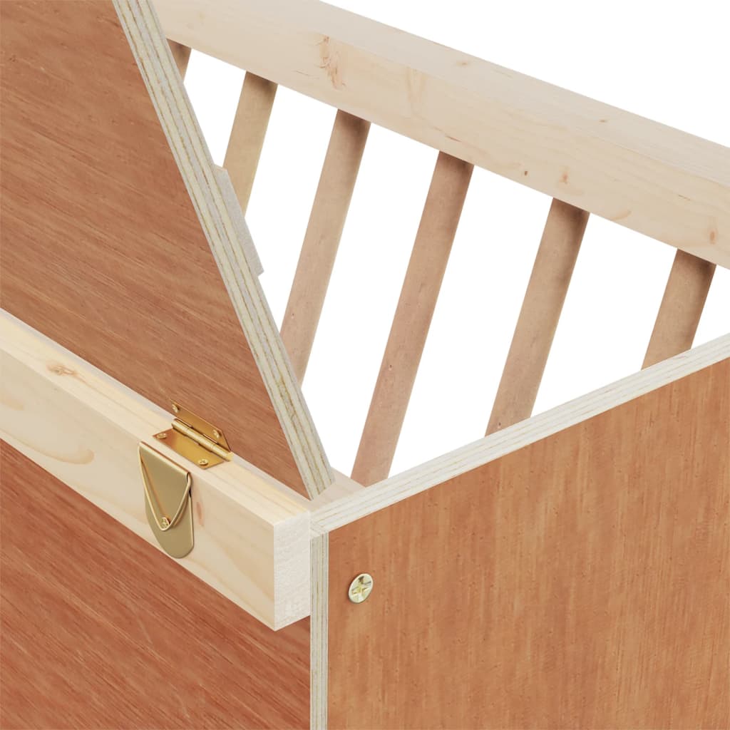 Mangeoire à foin pour lapins 37x18,5x23 cm bois massif sapin