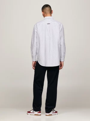 Camisa Oxford Premium Ithaca Stripe Regular Fit