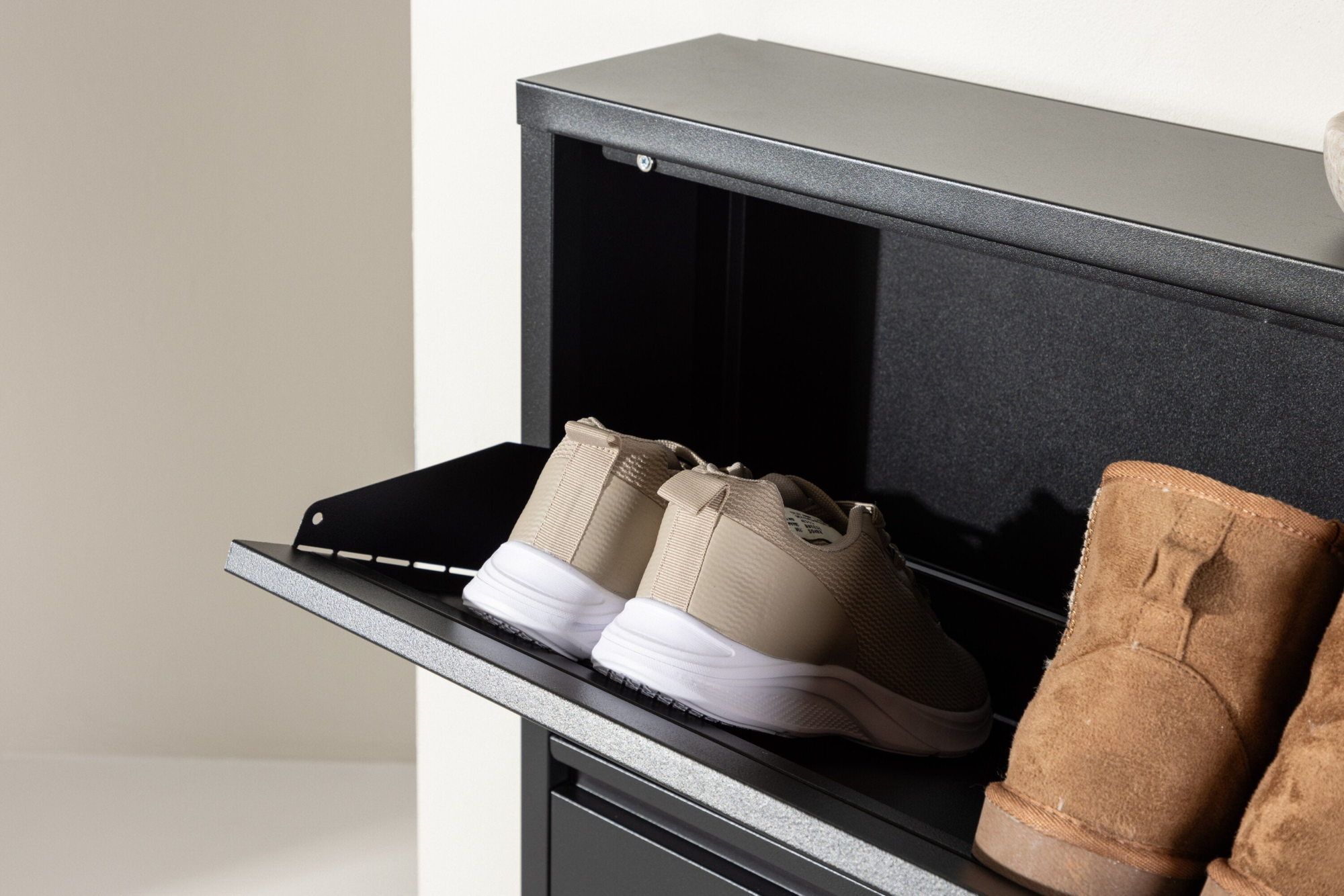 Solomona Schoenen Opbergkast M - Zwart
