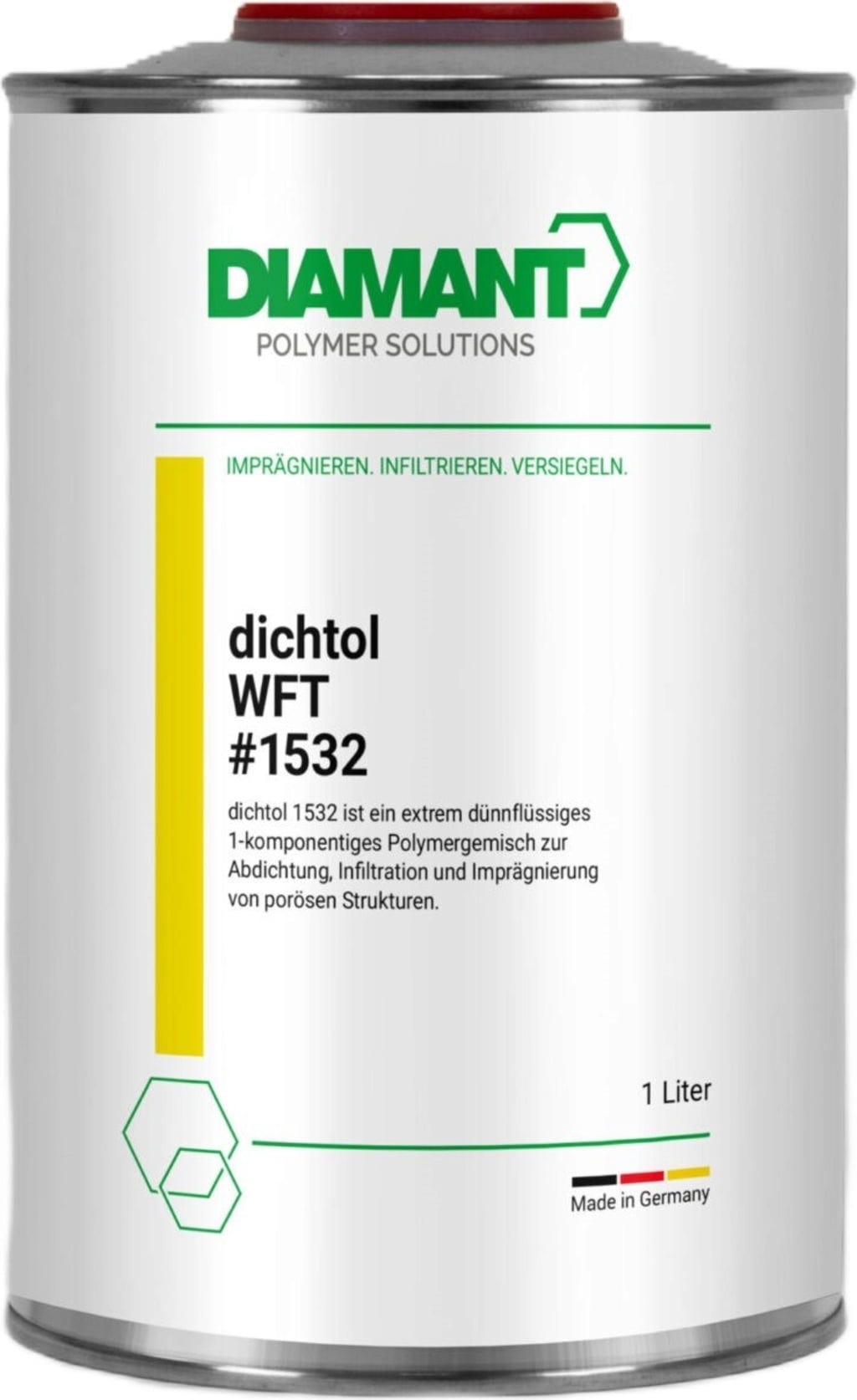 DIAMANT Polymer  dichtol WFT, 1.000 ml    Hochleistungs-Polymer zur Versiegelung poröser Strukturen