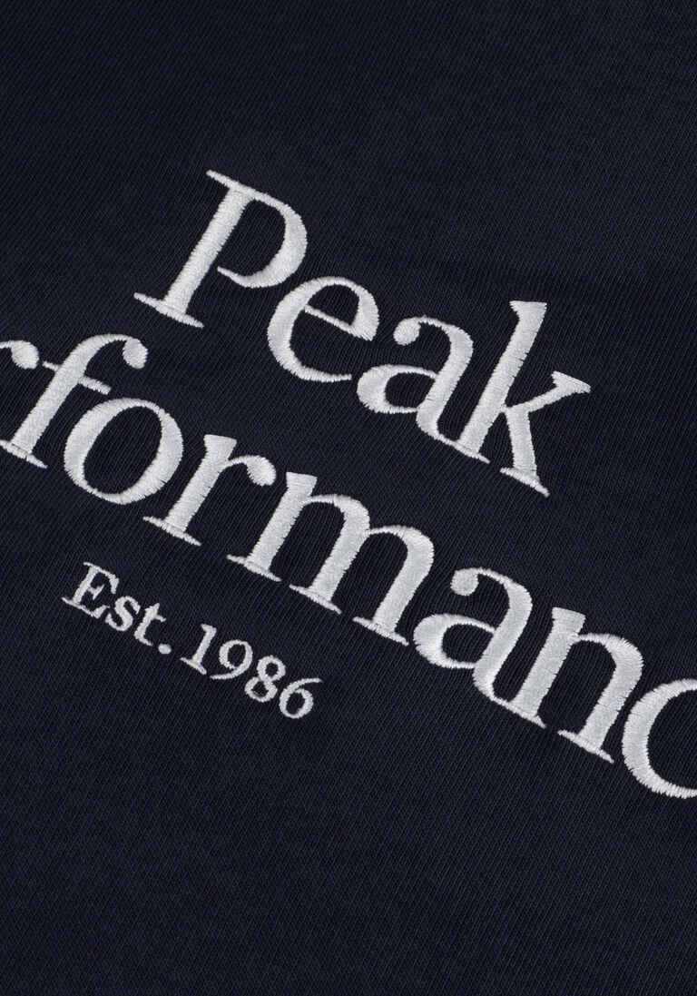 PEAK PERFORMANCE blauwe peak performance sweater original hood