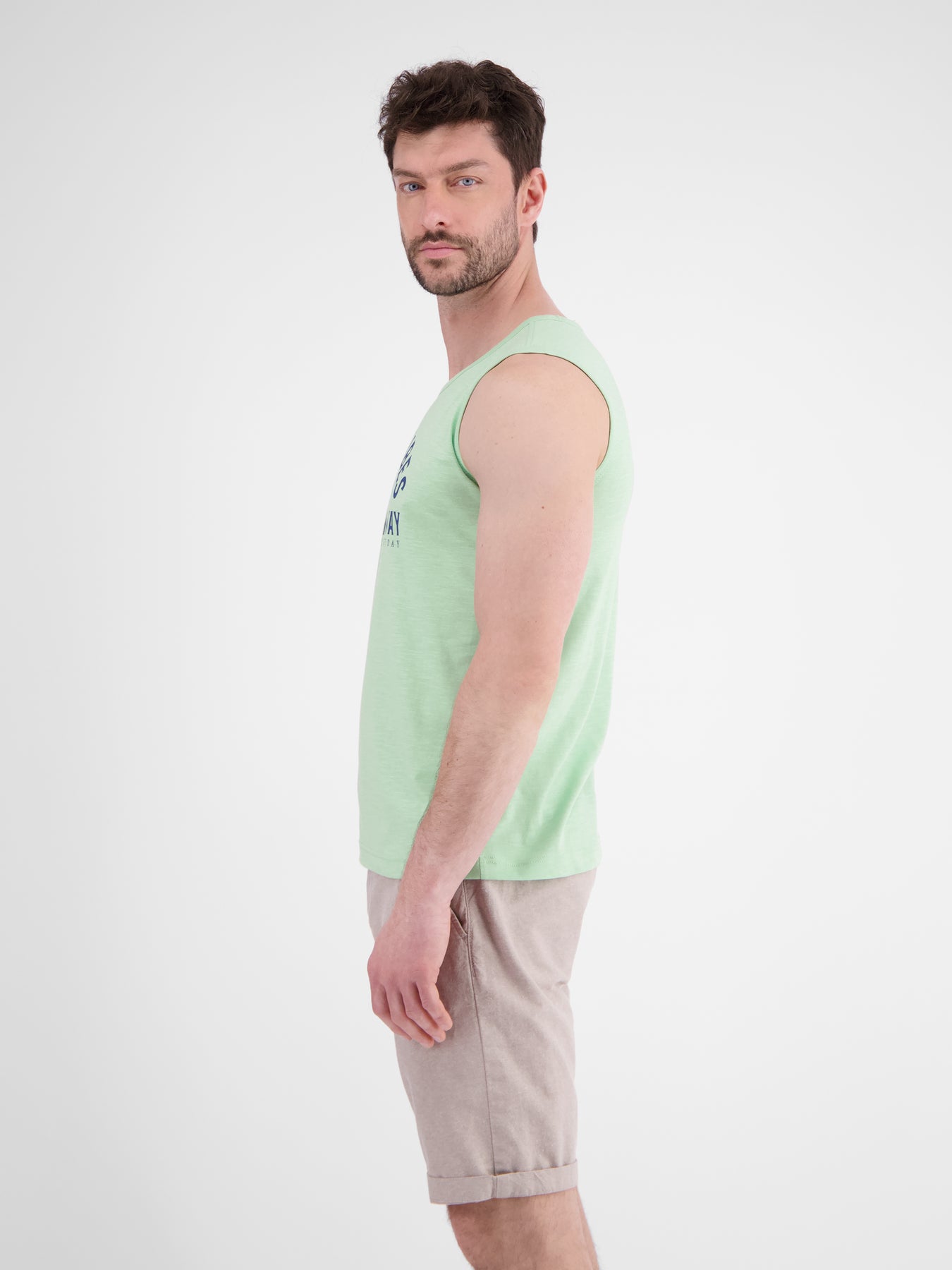 Herren Tanktop mit Brustprint