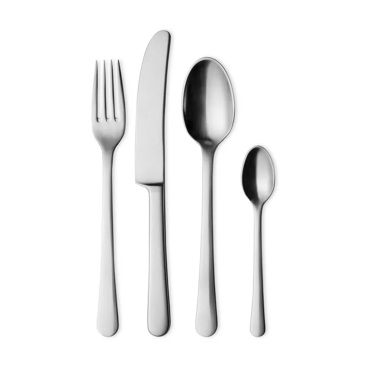 Georg Jensen - Copenhagen (matt) Besteck, gold (4 tlg.)