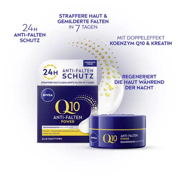 Q10 Anti-Falten Power Regenerierende Nachtpflege