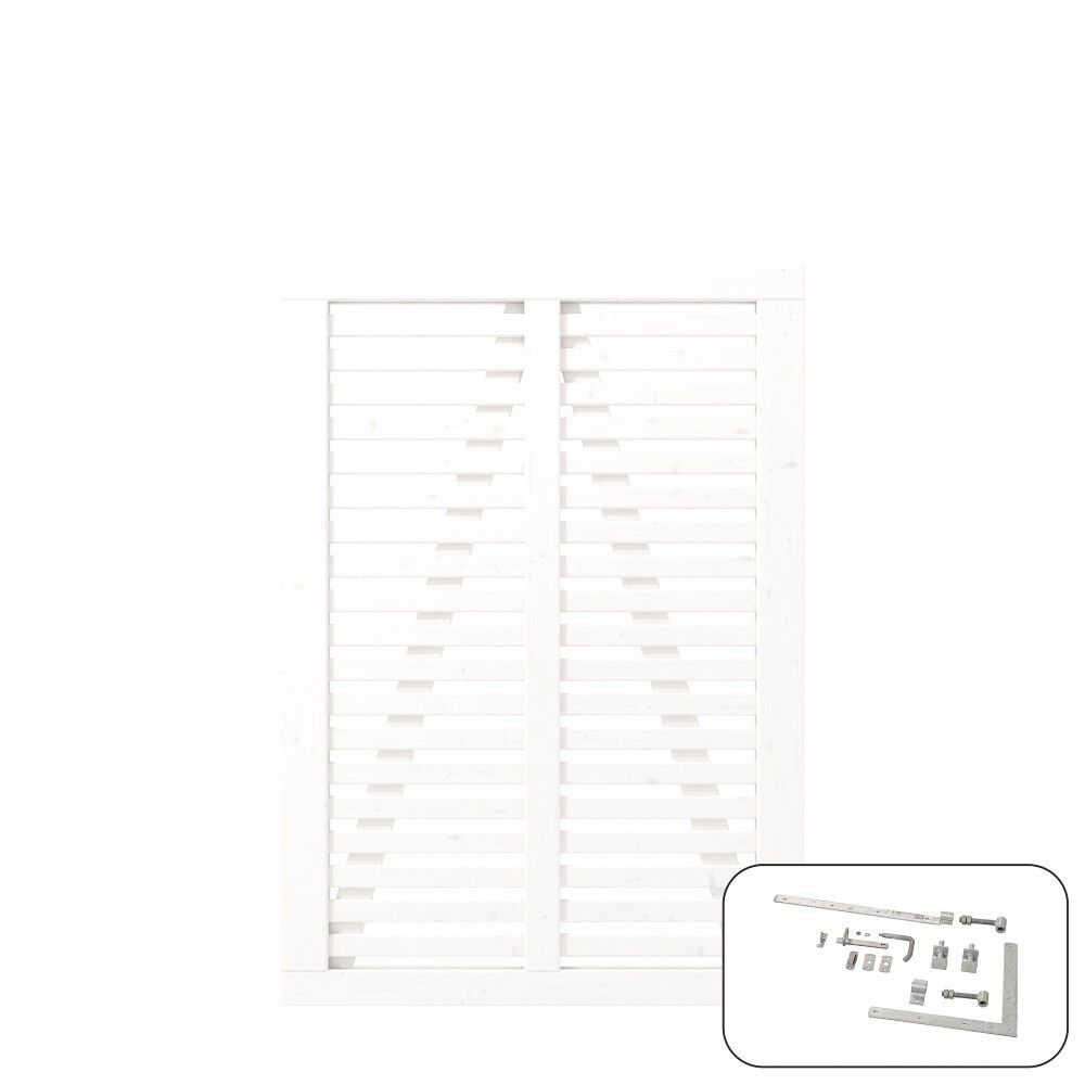 PORT PLUS HARMONI 100X140CM HVIT