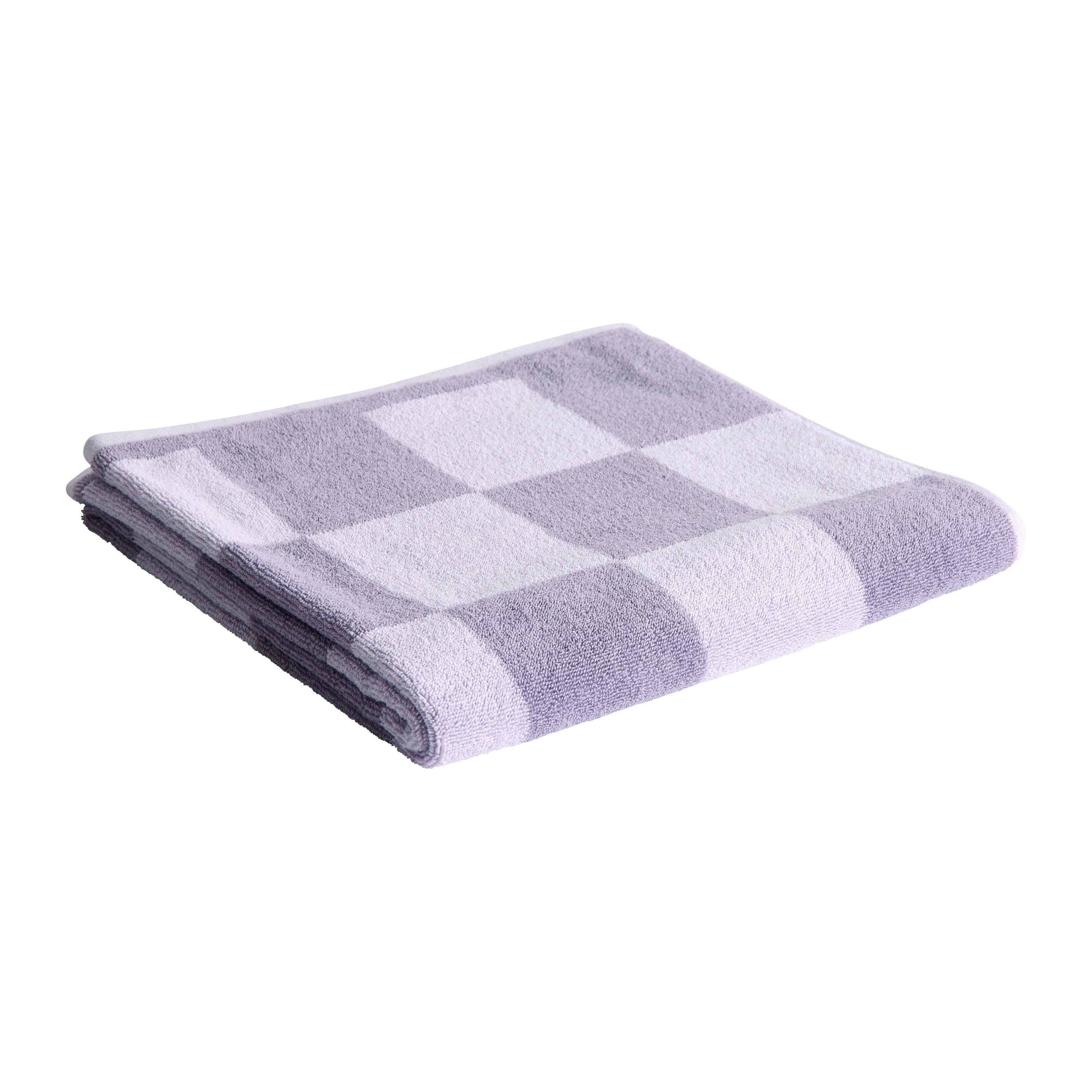 HAY Check Handdoek - Lavendel