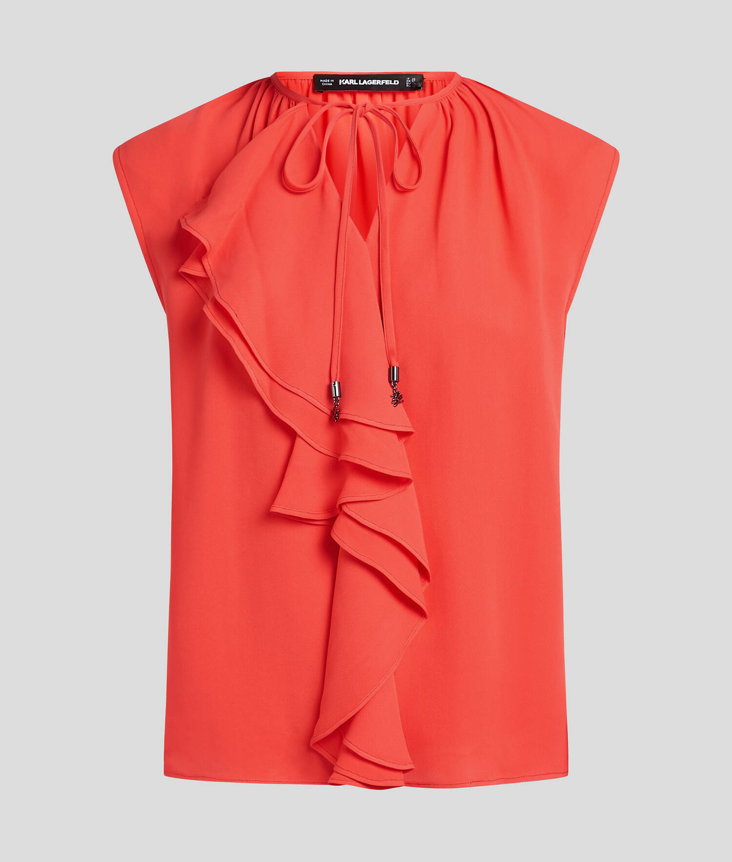 BLOUSE À VOLANTS - Hibiscus