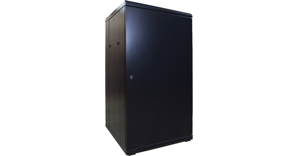 DSI22U serverkast met glazen deur - DS6622 server rack  (Zwart, 600 x 600 x 1200mm)