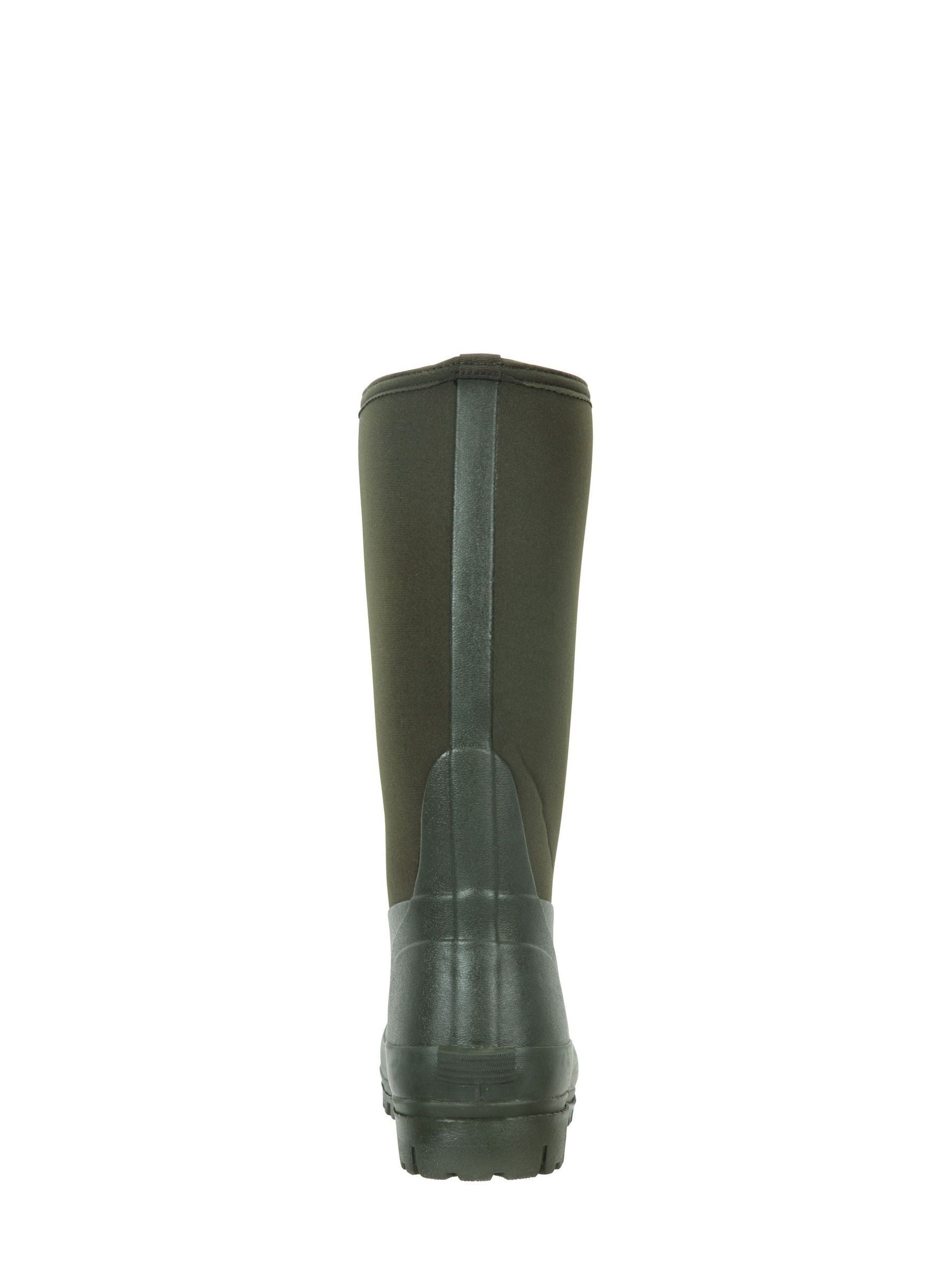 Groen - Mountain Warehouse hoge waterbestendige Mucker laarzen met neopreen voor dames
