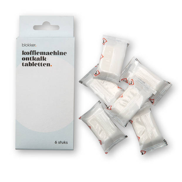 Blokker Koffiemachine ontkalktabletten 6 stuks