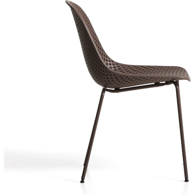 Chaise d’extérieur Quinby marron