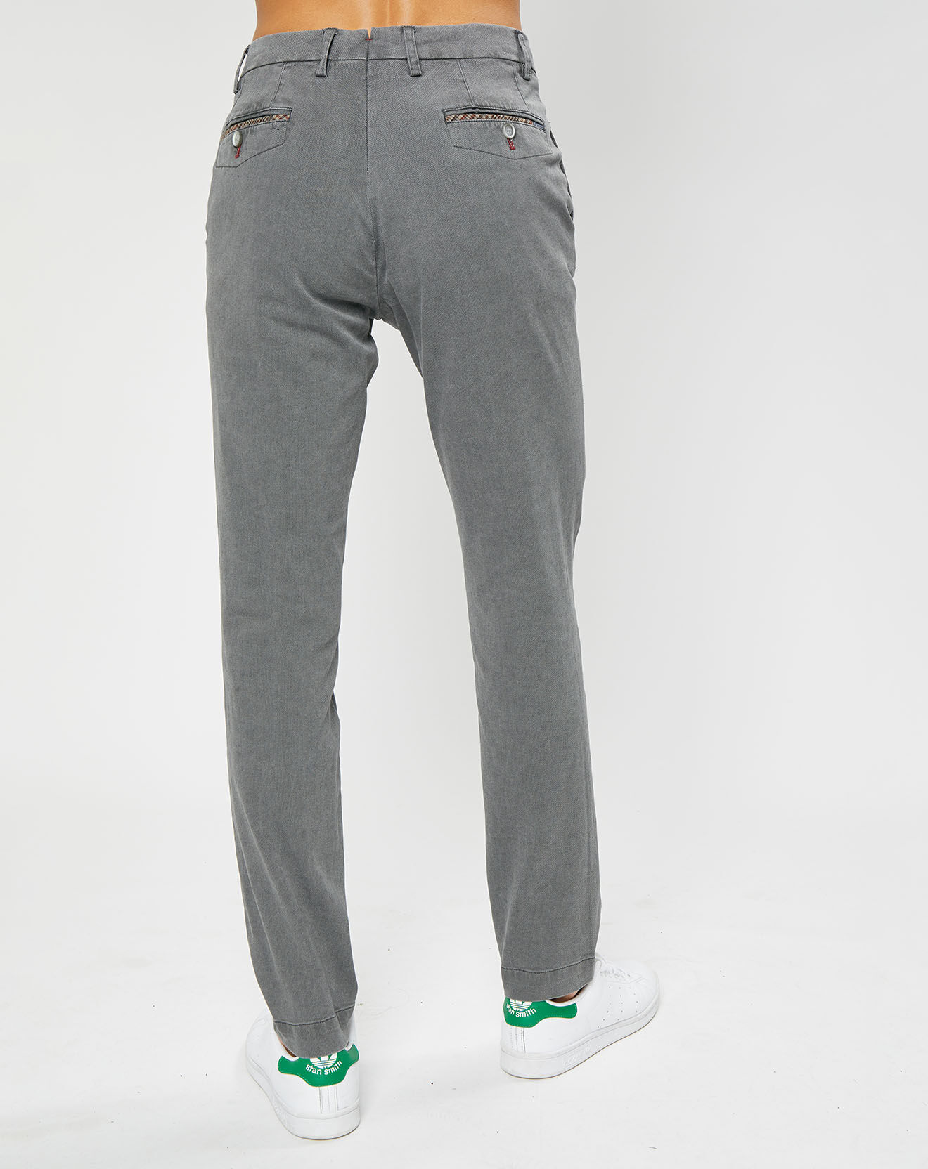 Hackett London Pantalon Chino Slim Armure gris