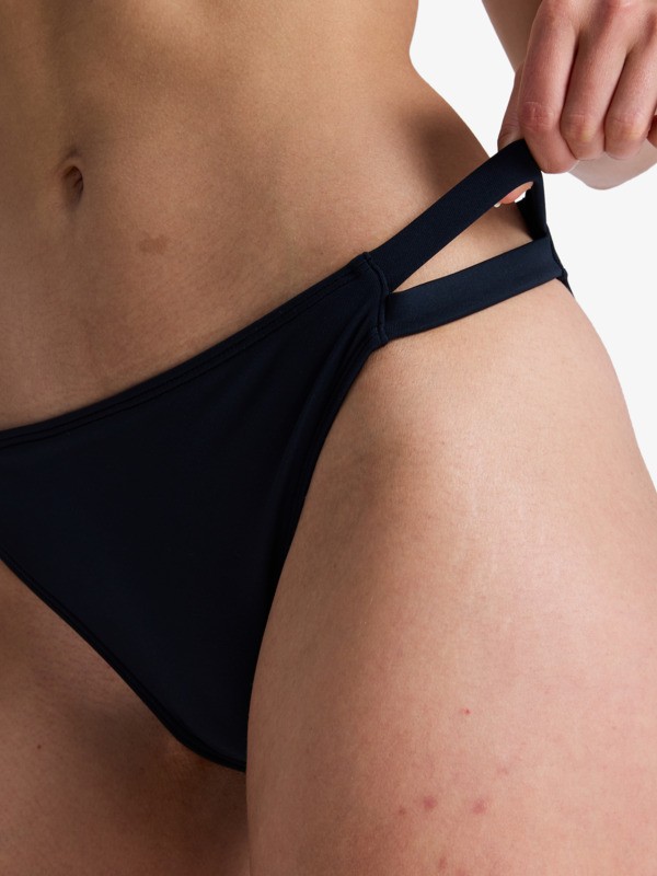 Solid Essentials Classic Bas de bikini Noir Femme
