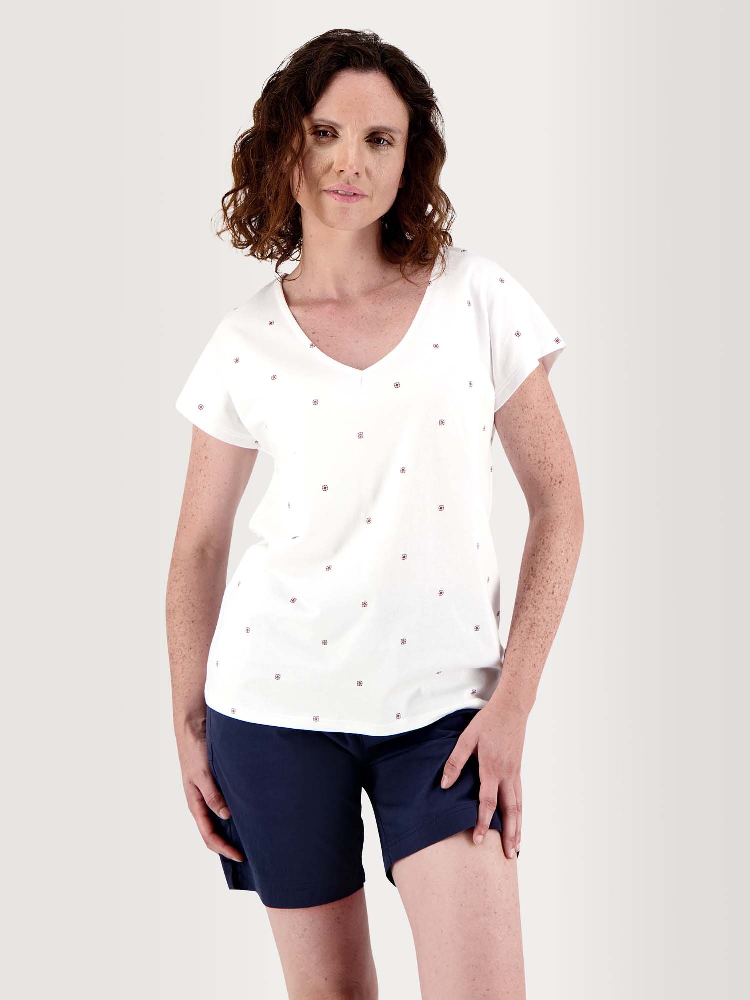 Tee Shirt Femme Sans Manches Coton Blanc