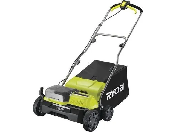 Ryobi RY18SFX35A-240, Skubbe plæneklipper, 35 cm, 55 L, 4 hjul, Børstefri, 1,5 m/s²