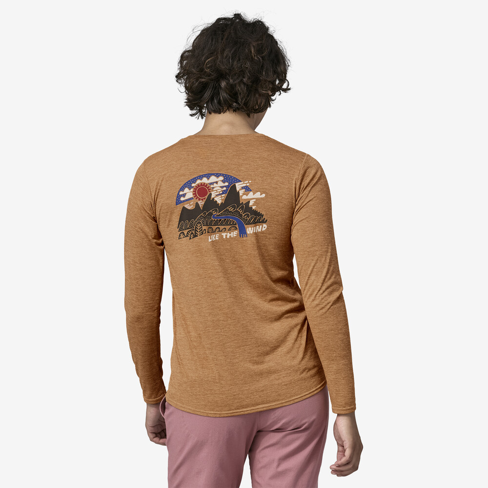 Damen-Langarmshirt Capilene Cool Daily Graphic - Lands