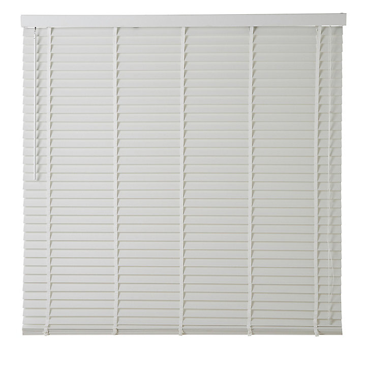 Store vénitien imitation bois Colours Lone blanc 60 x 180 cm