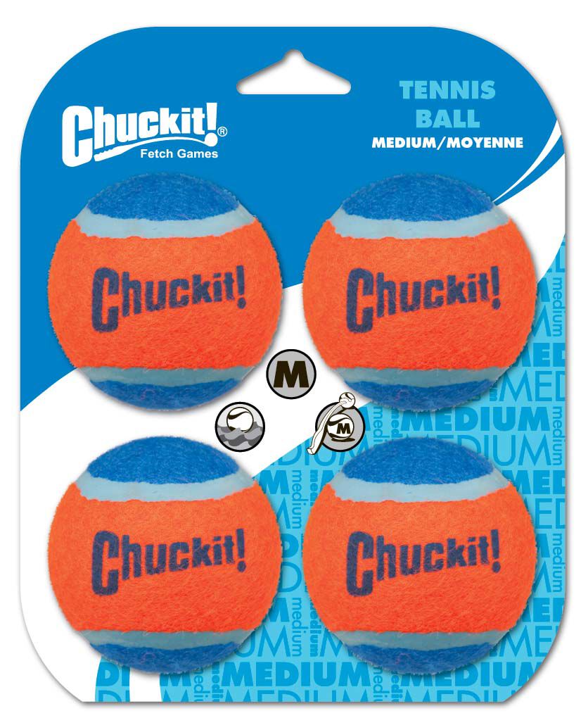 Chuckit Super Crunch ball - Hondenspeelgoed - Oranje/Blauw - 18.5x14.5x6.5 cm - M