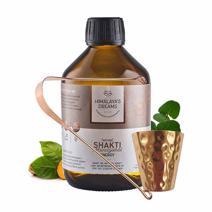 Himalayas Dreams Ayurveda Kupferbecher Zungenrein, 1 P