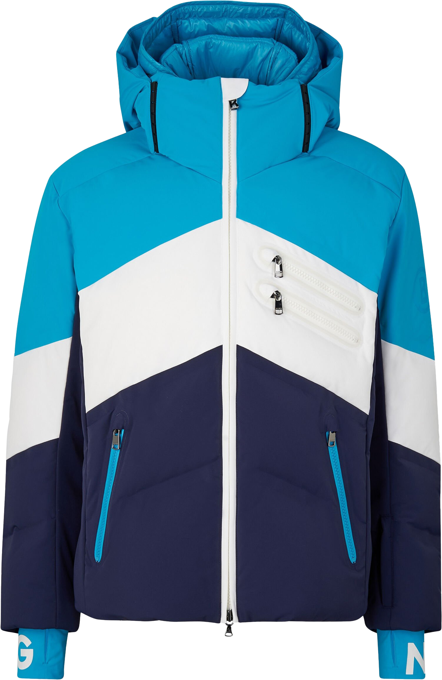 Amon Ski Jacket Herre 456/Blue/White