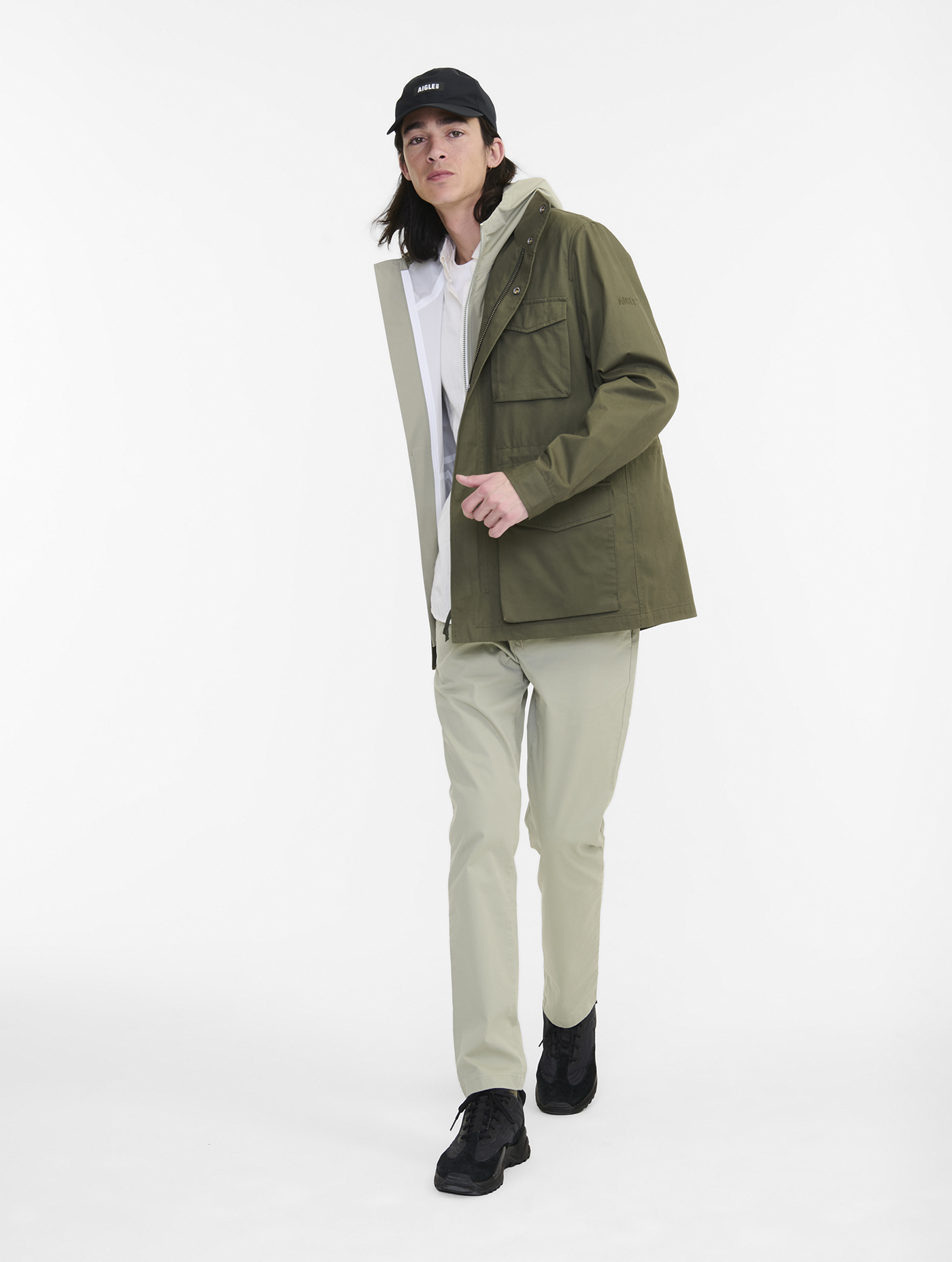 Veste saharienne avec capuche récractable AVOCAT