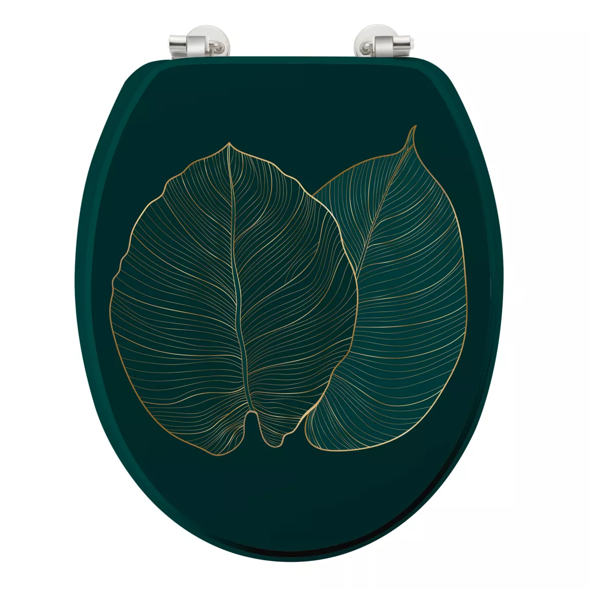 Abattant WC bois (37 x 46 cm) Jade Vert