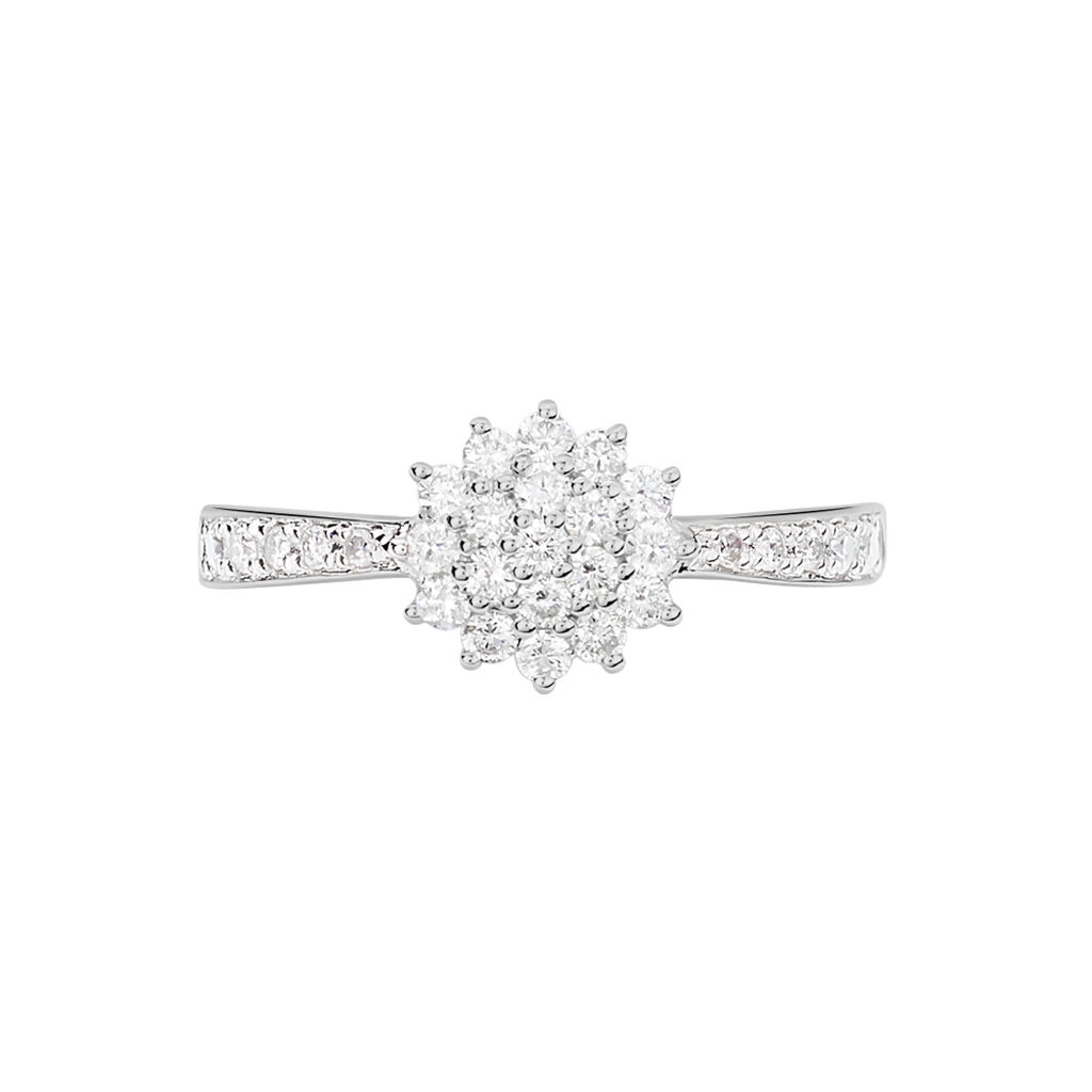 Bague Chou Or Blanc Diamant