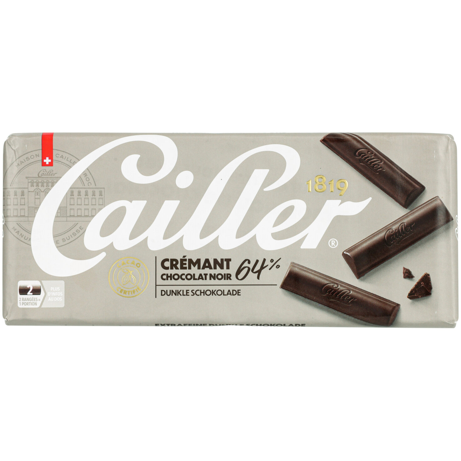 Cailler Crémant Tafelschokolade Dunkel