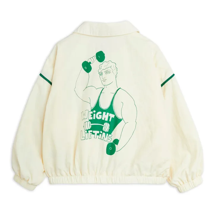 Mini Rodini Veste Bodybuilder Matière Recyclée | Ecru