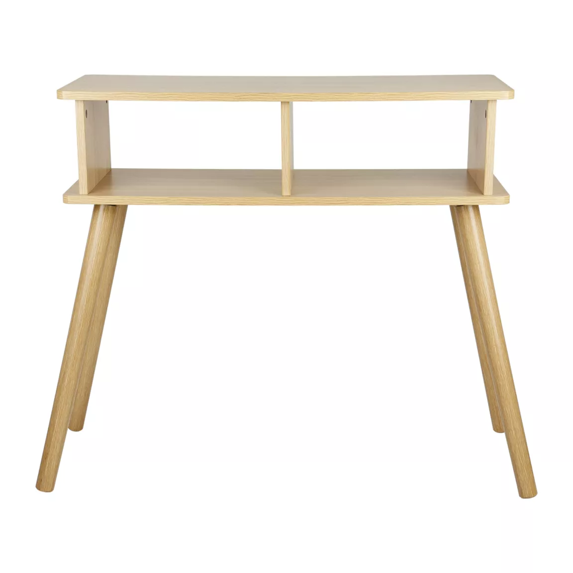 Console bois 2 niveaux (H75 cm) Ella Beige
