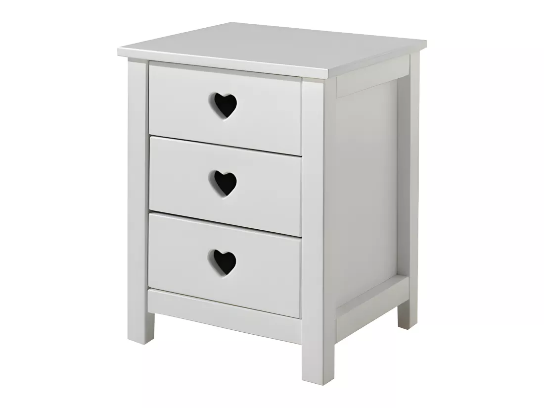 Pack - Lit Enfant, Sommier, Chevet & Armoire 