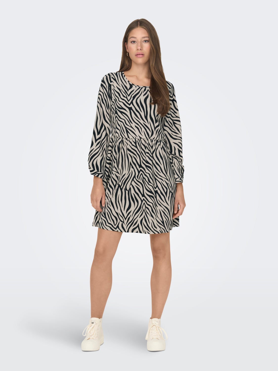 JDYLOTUS Kurzes Kleid Tapioca