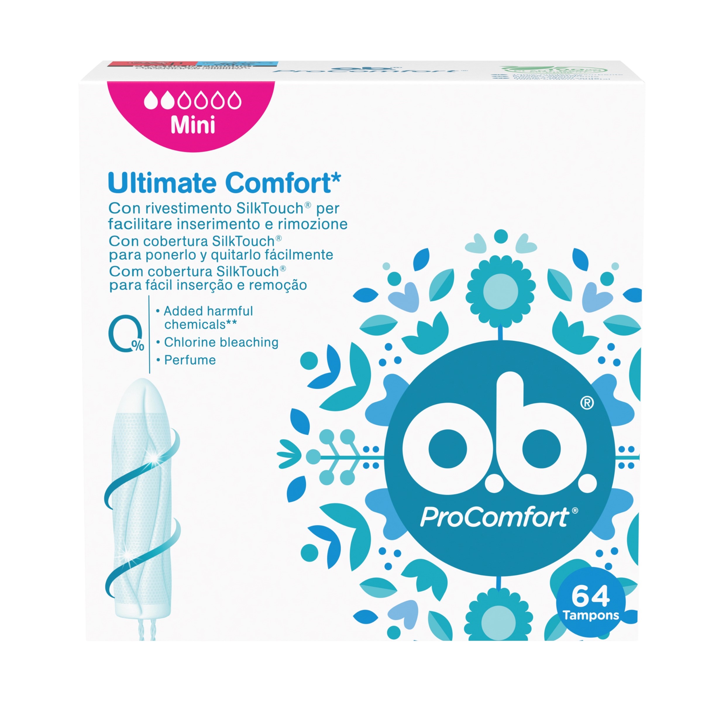 TAMPÕES O.B. MINI 64UN