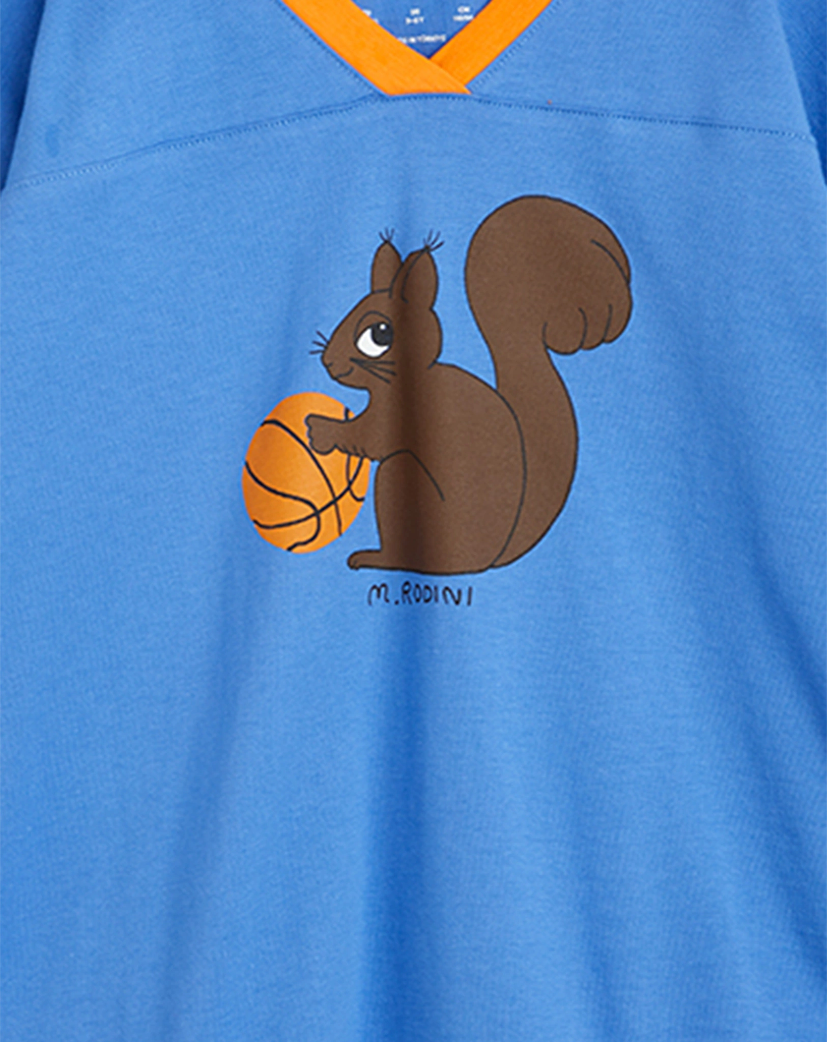 T-Shirt SQUIRREL in blue