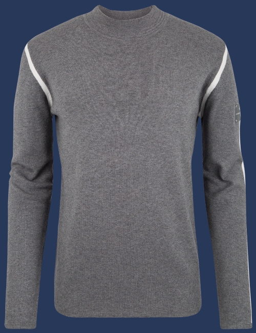 Herren Pullover 011 KoNitH, Ashgrey/Ivory
