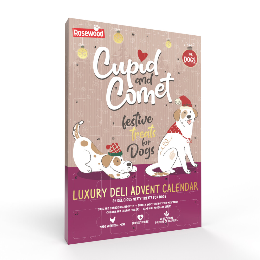 Rosewood Cupid & Comet Luxe Kerst Adventkalender Hond 100 gr