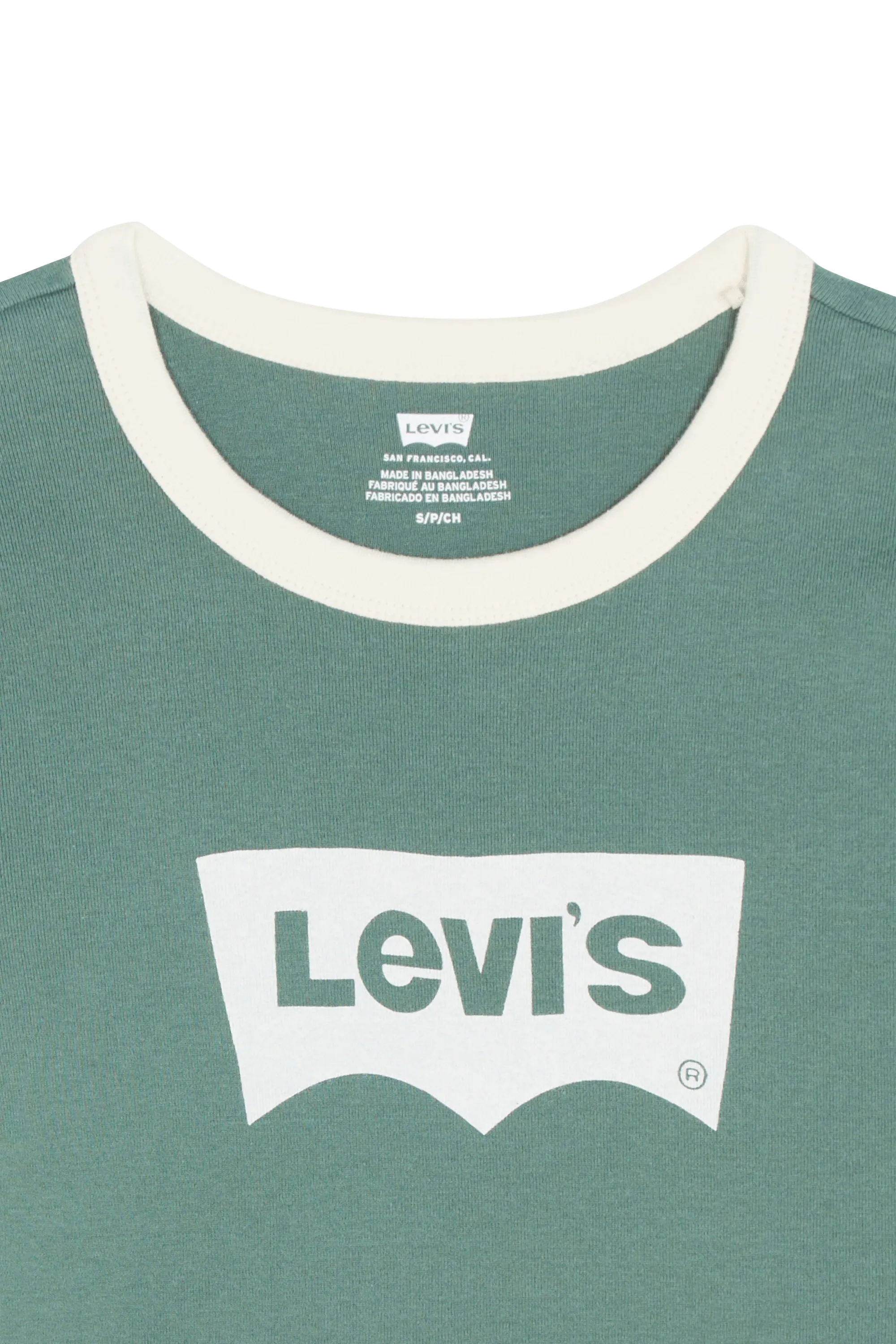 LEVI'S T-shirt GRAPHIC MINI RINGER Vert