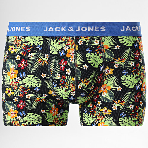 Lot De 5 Boxers Orlando Noir Bleu Marine Orange Floral