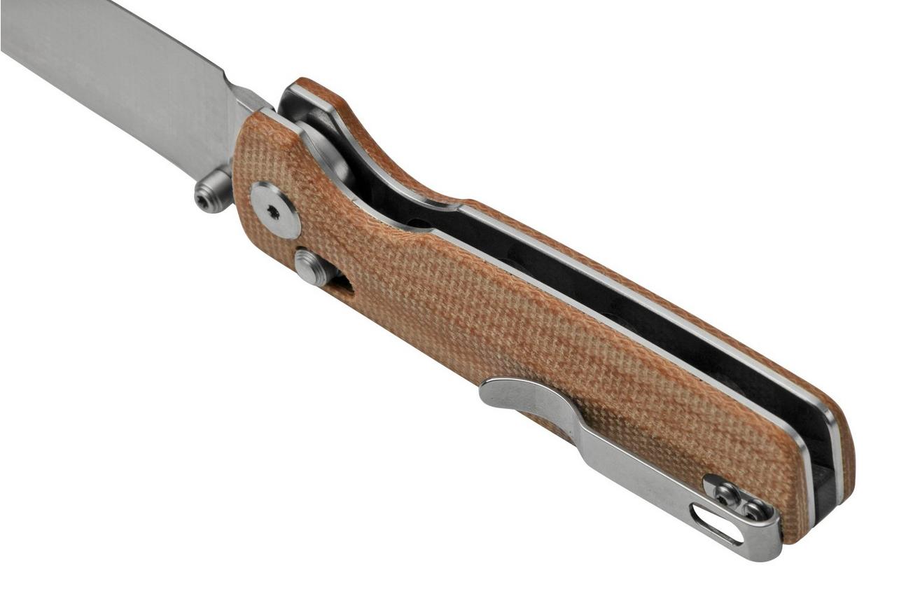 Bestech Slasher BG43D Brown Micarta, zakmes
