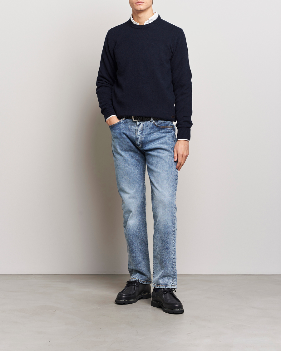 Barbour Lifestyle Patch Crew Navy