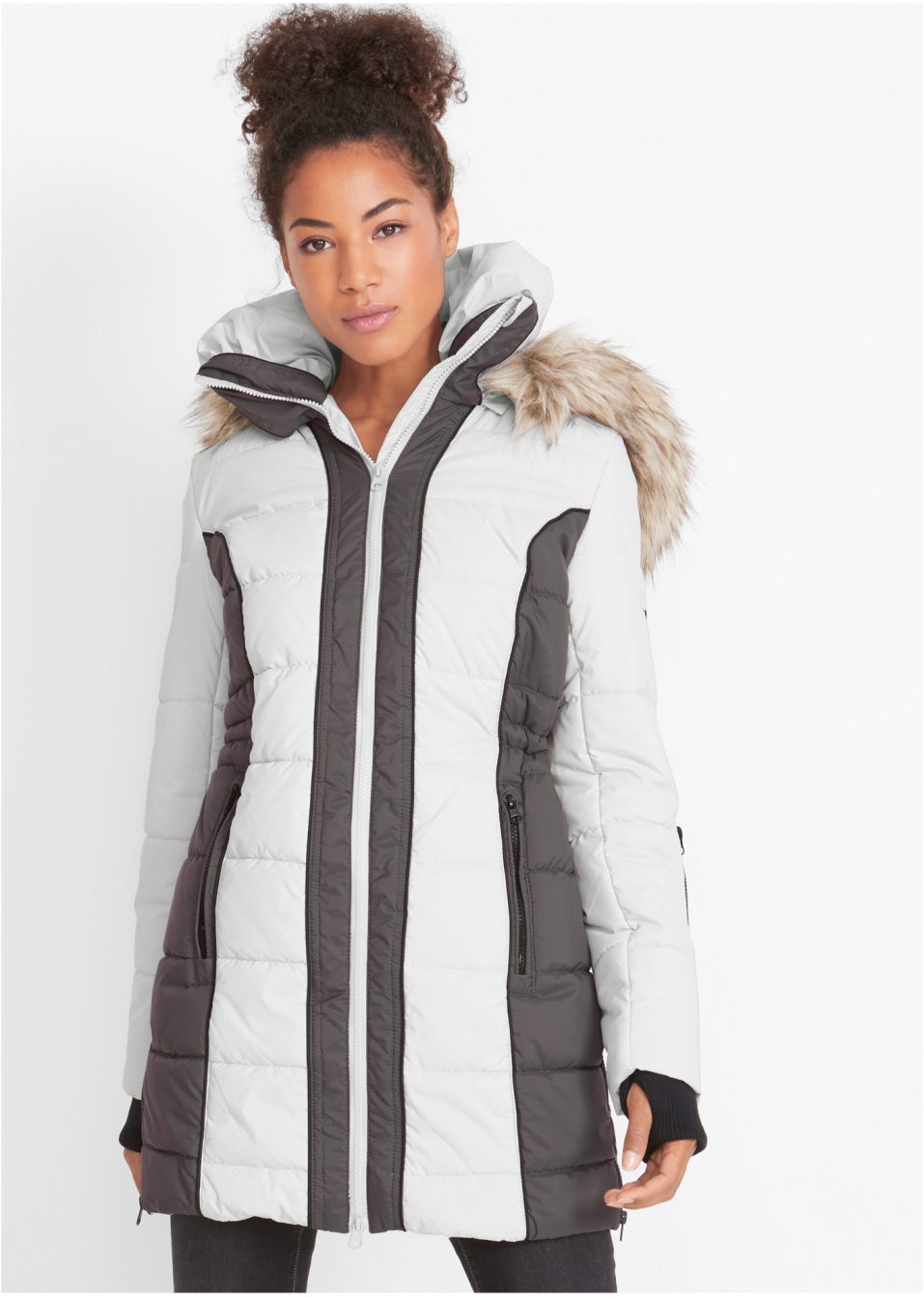 Manteau outdoor avec polyester recyclé